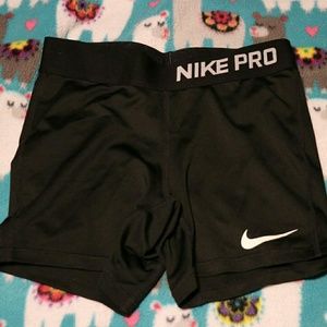 Black NIKE pros spandex